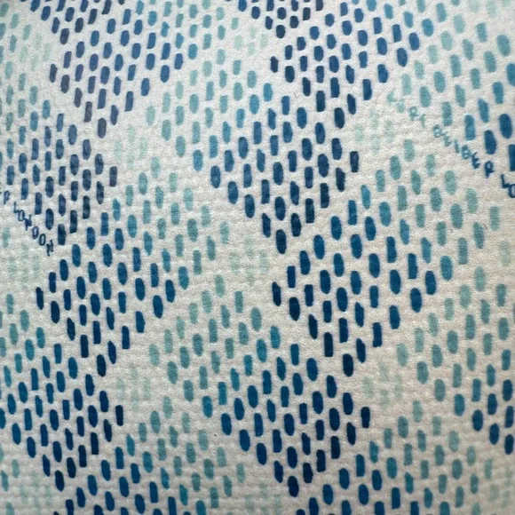 Kurt Geiger Blue and Cream Satchel - Picture 5 of 6